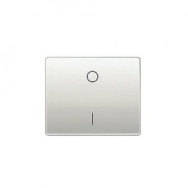 Tecla interruptor bipolar blanco satín BJC 22708-BS