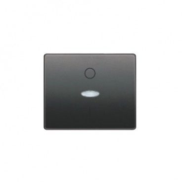 Chave interruptora bipolar luminosa marrom Samoa BJC Mega 22708-MSL