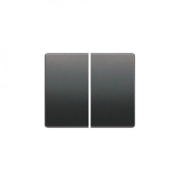Juego teclas doble interr./doble conmuta antracita cosso BJC 22709-AC