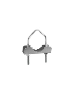 Collier long avec griffe pour mât d'antenne TV 60 mm