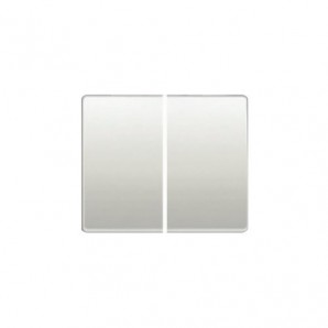 Juego teclas doble interr./doble conmuta blanco perla BJC 22709-BP