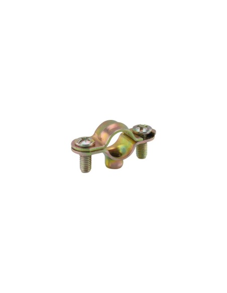 Pack de 100 colliers galvanisés bichromatés M6 26 mm