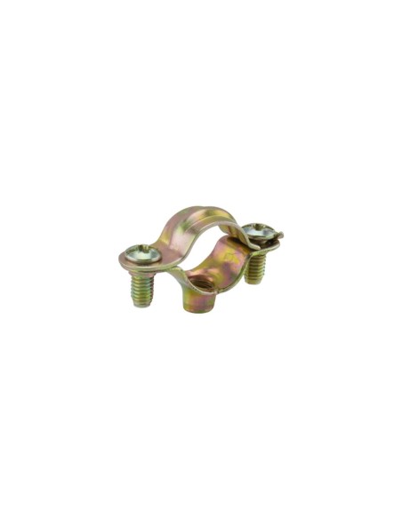 Pack de 100 colliers galvanisés bichromatés M6 26 mm