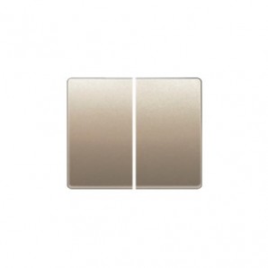 Juego teclas doble interr./doble conmuta bronce niebla BJC 22709-BN