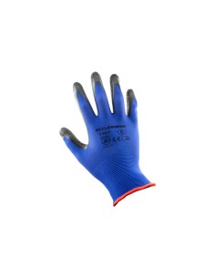 Pack de 12 gants polyester latex épais taille 10 2