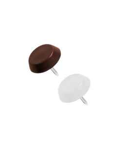 Silent sliding 15 mm brown
