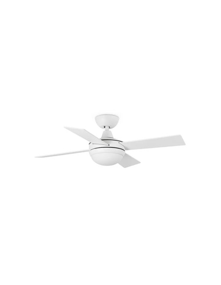 Ventilador de teto LED 52 polegadas 4 pás preto