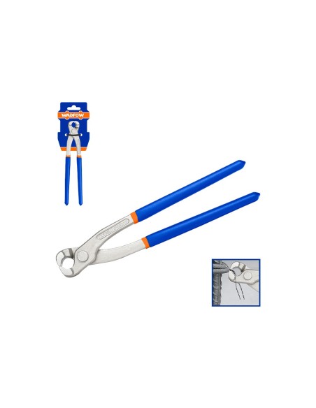 Locking pliers 228 mm with plastic handle