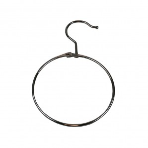 Gancho metalico con anilla 125mm