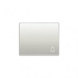 Botão de campainha branco pérola BJC Mega 22716-BP