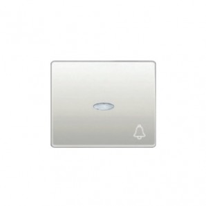 Tecla pulsador timbre blanco satín BJC 22716-BSL