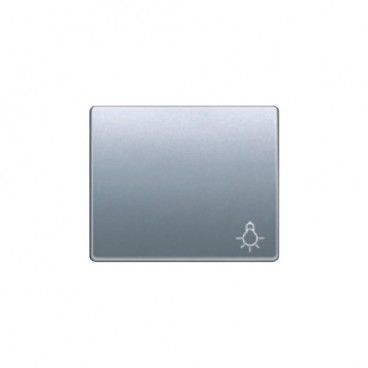 Tecla pulsador luz aluminio prusia BJC 22717-AP
