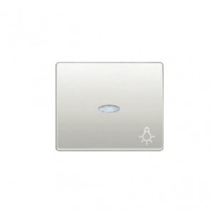 Tecla pulsador luz blanco perla BJC 22717-BPL