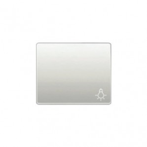 Tecla pulsador luz blanco satín BJC 22717-BS