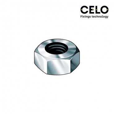 Caixa de 500 Porcas Hexagonais Din/Ref 934 Ø6mm Zincadas - Celo