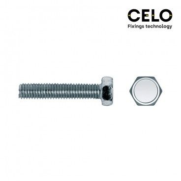 Caja 250un tornillo metrica hexagonal din/ref 933 6x25 zincado celo
