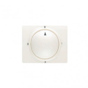 Tapa y boton conmutador rotativo blanco perla BJC 22796-BP