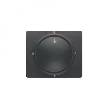 Tapa y boton conmutador rotativo marrón samoa BJC 22796-MS