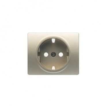 Tapa base enchufe seguridad bronce niebla BJC 22724-BN