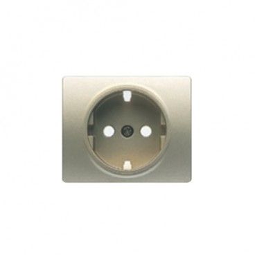 Tapa base enchufe seguridad dorado malta BJC 22724-DM