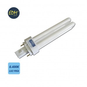 Low consumption bulb lynx 26w 2 pins g24d-3 6400k cold light 16.9cm edm 2