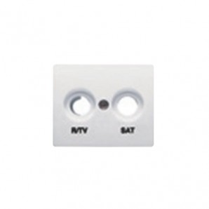 Tapa toma R/TV - SAT blanco perla BJC 22320-BP