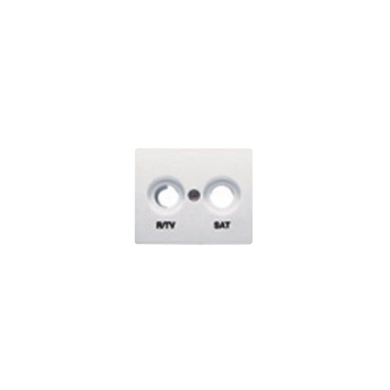 Tapa toma R/TV - SAT blanco perla BJC 22320-BP