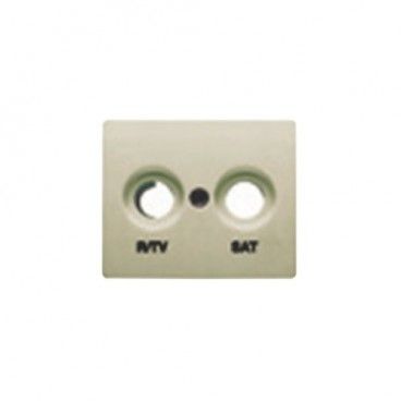 Tapa toma R/TV - SAT dorado malta BJC 22320-DM