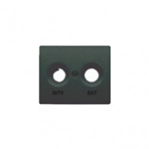 Tampa tomada R/TV - SAT marrom samoa BJC Mega 22320-MS