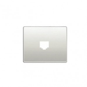 Tapa toma TELF-RJ45 blanco perla BJC 22782-BP
