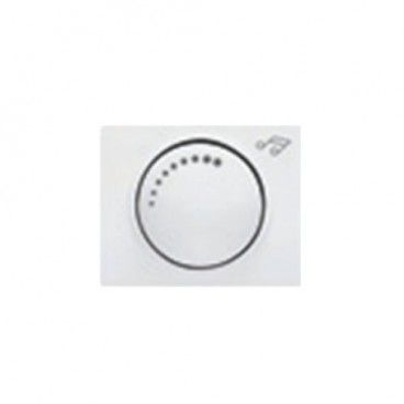 Tapa y boton potenciometro blanco satín BJC 22760-BS
