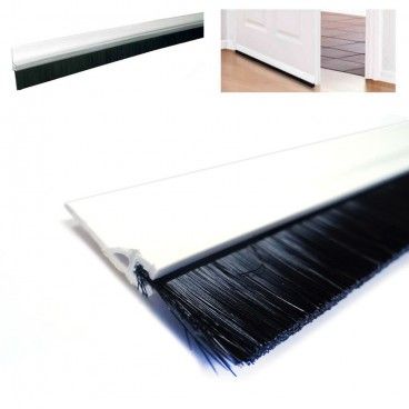 Burlete b. puerta rigido blanco 1m