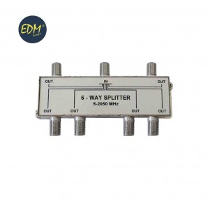 Separador 1 entrada 6 salidas retráctil 2