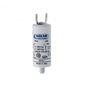 Condensador arranque motor 1,5mf/5% 6x2,5cm