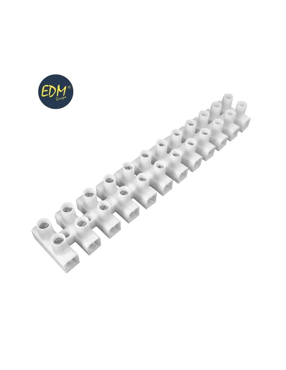 Rengleta Regleta de conexión 16mm homologada blanca EDM