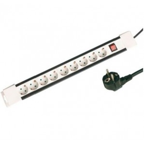 Base múltipla 9 tomadas + interruptor 1,5m GSC 0800064
