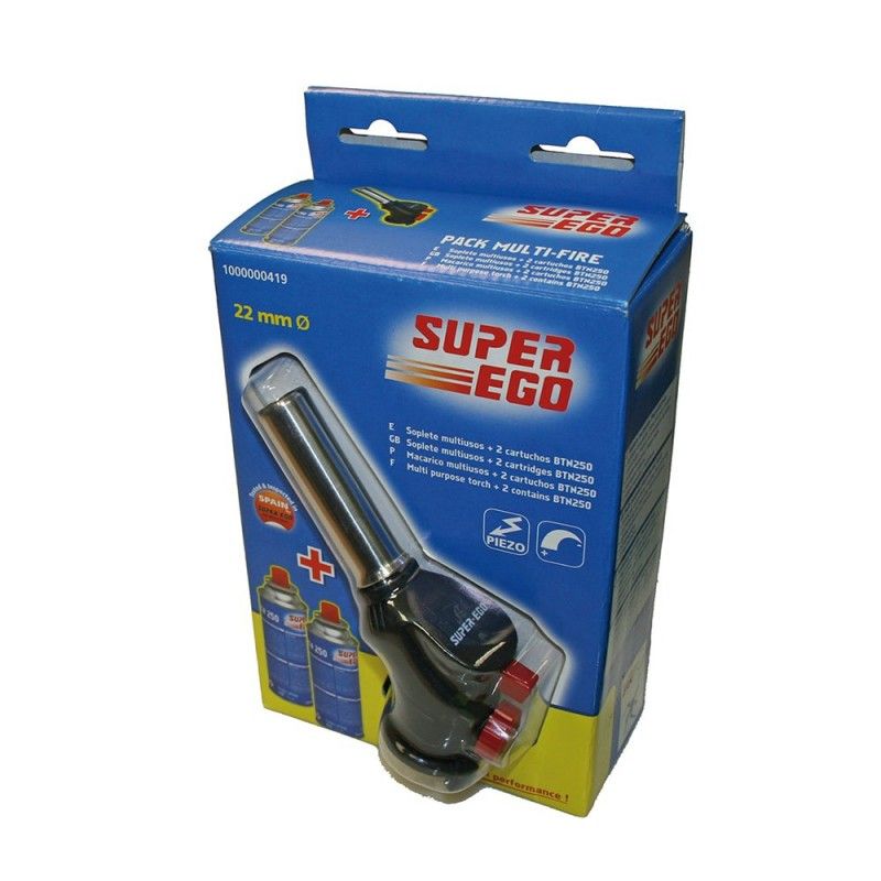 Pacote Tocha Multi-Fogo + 2 Cartuchos Super-Ego Ø22cm