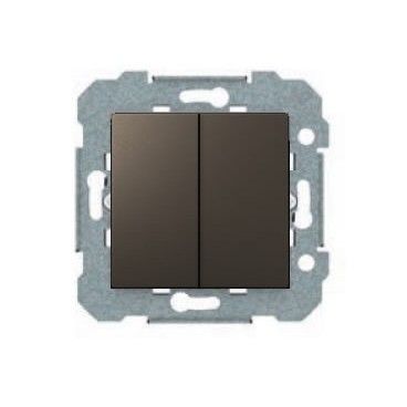 Doble interruptor gris lava BJC 23509-GL