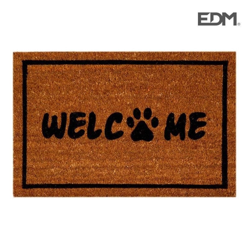 Felpudo 60x40cm modelo welcome huella  edm