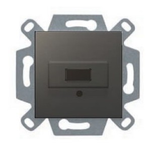 Conector USB cinza lava série VIVA BJC 23578-USB-GL