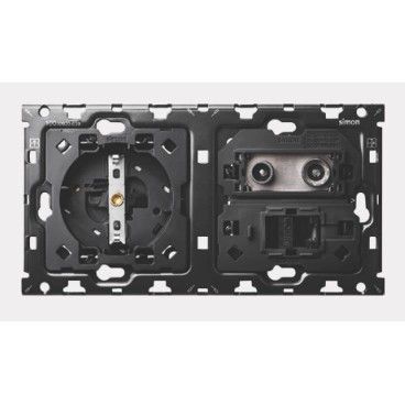 Kit 2 elementos base + TV + RJ45 SIMON 10010208-039