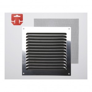 Grelha com Rede Mosquiteira Inox 150x150mm (G)