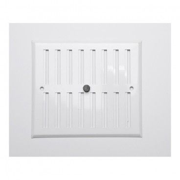 Rejilla regulable alum 0.8 blanco 17x19