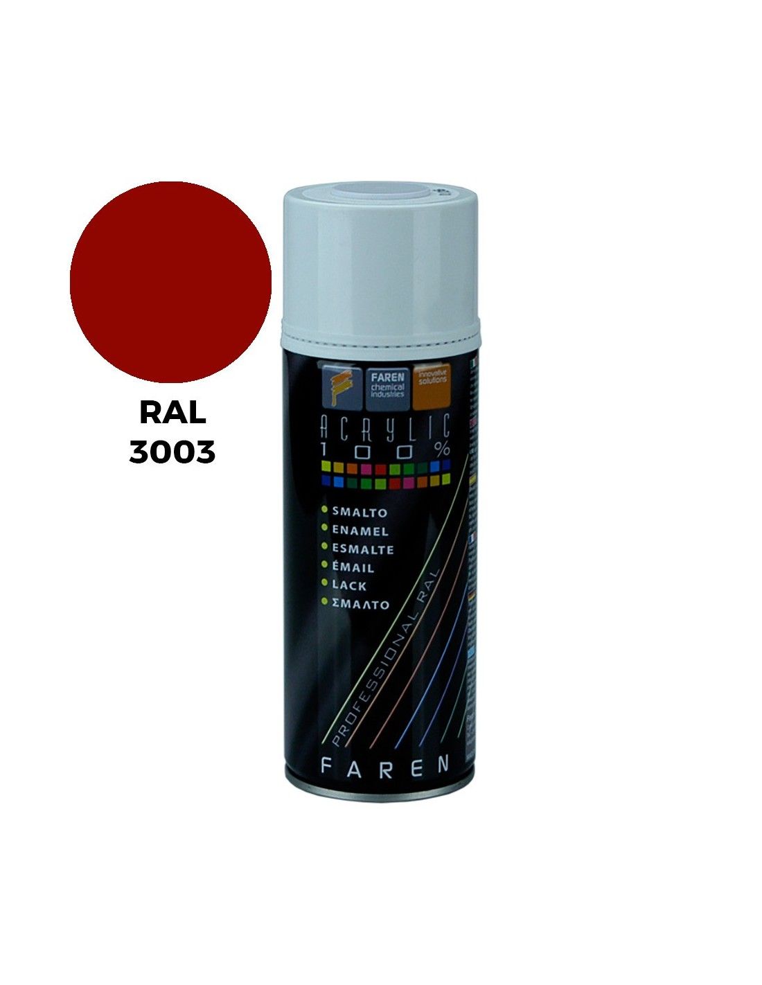 Spray-Color Lackspray Rostschutz RAL 3003 Rubinrot – 400 Ml, Glänzend – Made In Germany, Für Metall, Holz