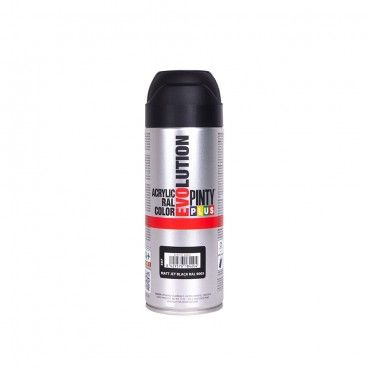 PintyPlus Evolution Spray Paint RAL 9005 Preto Mate Intenso 520cc