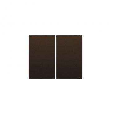 Tecla doble interruptor o conmutador CHOCOLATE BJC IRIS 18709-CH