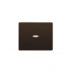 Tasto pulsante serigrafia anello con diffusore CIOCCOLATO BJC IRIS 18716-CHL
