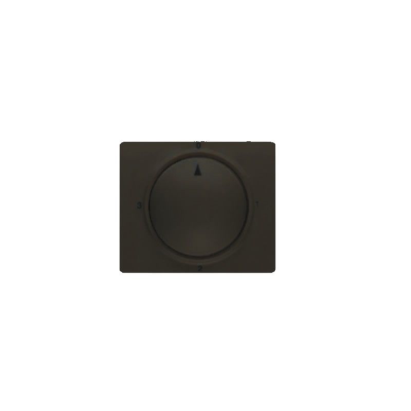 Cap and button, rotary switch CHOCOLATE BJC IRIS 18796-CH
