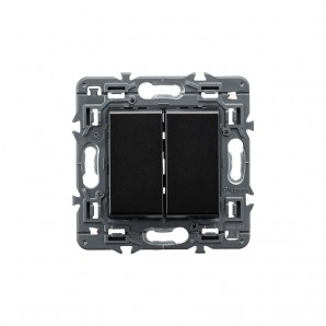 Conmutador dblanco.VALENA NEXT 1P 10A dark LEGRAND 741445