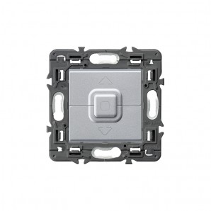 Pulsador blanco  VALENA NEXT 6A aluminio LEGRAND 741353